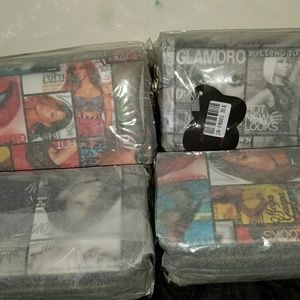 Brand new colorful or black white magazine wallet